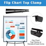 Adjustable Aluminum Flip Chart Easel Stand - 4 Pack