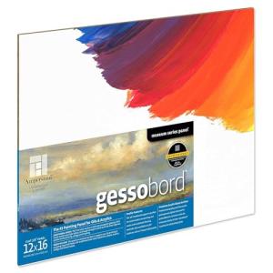 Ampersand Museum Series Gessobord 12x16 Painting Panel