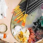 50 Pcs Round Tip Acrylic Paintbrush Set