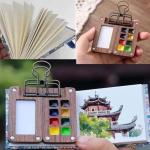 Portable Mini Watercolor Travel Paint Set