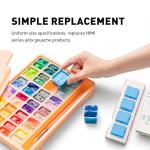 HIMI White Gouache Paint Jelly Cup Refill 4 Pack