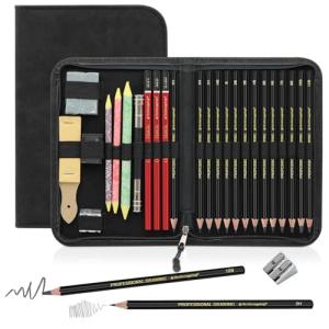 26-Piece Sketching and Drawing Pencils Set