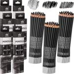 Geyoga 72 Pcs Charcoal Pencils for Art Sketching