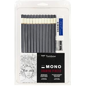 Tombow MONO Graphite Pencil Set, 12-Pack