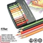 Galart 12-Piece Colorful Charcoal Pencil Set
