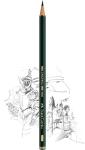 Faber-Castell Castell 9000 Graphite Pencils - 12 Pack