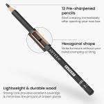 ARTEZA Sketch Pencil Set, 12 Medium Hardness