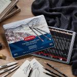 24-Tin Set of Tinted Charcoal Sticks