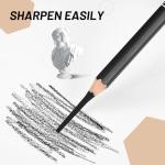 Geyoga 72 Pcs Charcoal Pencils for Art Sketching