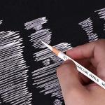 White Charcoal Pencils for Sketching - 2 Pack