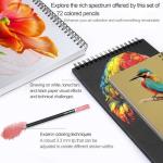 72-Color Oil-Based Colored Pencil Set