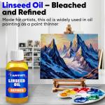 7 Artists Linseed Oil for Painting 4.2 fl. oz