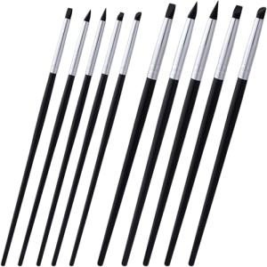 10pcs Silicone Paint Brushes for Clay and Sculpting