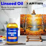 7 Artists Linseed Oil for Painting 4.2 fl. oz