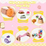 Air Dry Clay Kit for Kids - 12 Colors