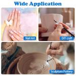 10pcs Silicone Paint Brushes for Clay and Sculpting
