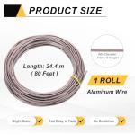 9 Gauge Aluminum Wire for Jewelry and Crafting