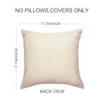 Horse Throw Pillow Covers with Wildflowers - 2 Pack