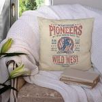 Western Rodeo Art Pillow Cover - 18 x 18 Inch