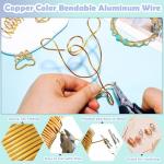 Gold Aluminum Craft Wire 2mm 131 Feet for DIY
