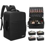 Extra Large Makeup Backpack with Organizer Dividers