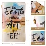 Art Lovers Journal Notebook with Pen - The Earth Without Art