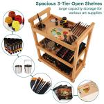 Beechwood Art Supply Rolling Organizer Cart