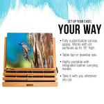 Adjustable Wooden Storage Box Easel for Artists