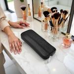 Black Mesh Makeup Brush Organizer and Travel Case
