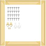 ECOIOU 16x20 Inch Sturdy Canvas Stretcher Bars