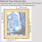 ECOIOU 16x20 Inch Sturdy Canvas Stretcher Bars