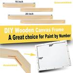 ECOIOU 16x20 Inch Sturdy Canvas Stretcher Bars