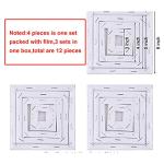 Mini Stretched Canvas Set - 12 Small Squares