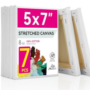 Phoenix 5x7 Inch Stretched Canvas Value Pack