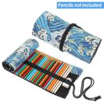 Qianyu 72-Slot Pencil Roll Organizer for Artists