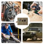 Small Waxed Canvas Tool Roll with 6 Pockets