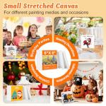 ESRICH 6x6 Inch Stretched Canvas - 6 Pack