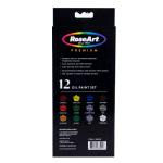 RoseArt Premium Oil Paint Set - 12 Bold Colors