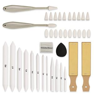 38-Piece Sketch Drawing Tools Set with Blending Stumps
