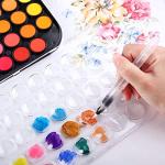 48-Color Watercolor Paint Set with Brush and Palette