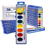 24-Piece Washable Watercolor Paint Set for Kids