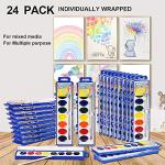 24-Piece Washable Watercolor Paint Set for Kids