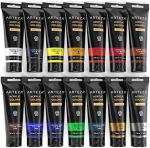 ARTEZA Acrylic Paint Set - 14 Vibrant Colors