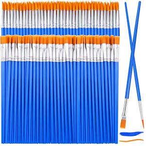 126 Pcs Kids Paint Brushes Set for Crafts