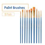 Mr. Pen Acrylic Paint Brushes Set, 10 Pieces