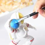 Golden Maple 9PC Angled Paint Brush Set