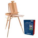 Beechwood French Easel with Adjustable Sketchbox Tripod