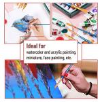 Mr. Pen Acrylic Paint Brushes Set, 10 Pieces