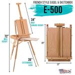 Beechwood French Easel with Adjustable Sketchbox Tripod