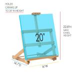 MEEDEN Adjustable H-Frame Tabletop Easel for Painting